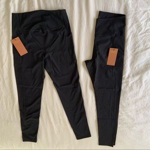 Girlfriend Collective Black Leggings